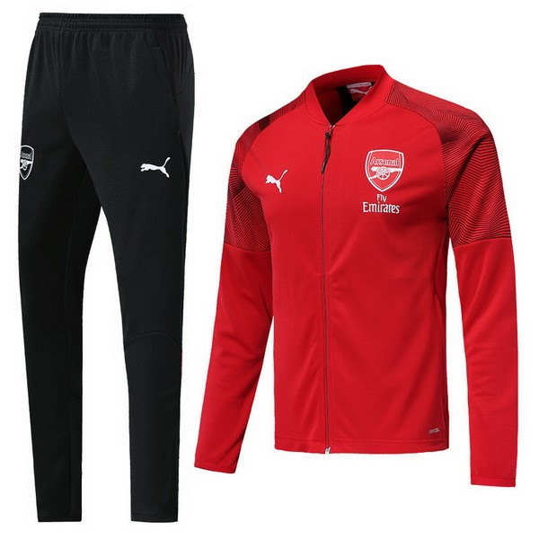 Survetement Football Arsenal 2018-19 Rouge Noir